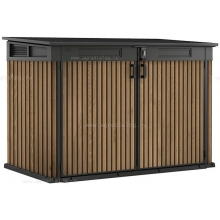 Древесно-пластиковый композитный садовый шкаф Keter Horizontal Shed 2020 L Venetian Brown Древесно-пластиковый композитный садовый шкаф Keter Horizontal Shed 2020 L Venetian Brown