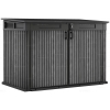 Древесно-пластиковый композитный садовый шкаф Keter Horizontal Shed 2020 L Venetian Grey