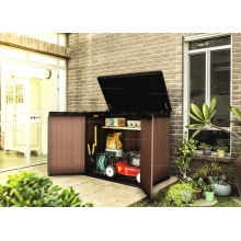 Древесно-пластиковый композитный садовый шкаф Keter Store It Out Darwin 1100 L Brown Древесно-пластиковый композитный садовый шкаф Keter Store It Out Darwin 1100 L Brown