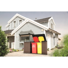 Древесно-пластиковый композитный садовый шкаф Keter Store It Out Darwin 1100 L Brown Древесно-пластиковый композитный садовый шкаф Keter Store It Out Darwin 1100 L Brown