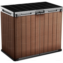Древесно-пластиковый композитный садовый шкаф Keter Store It Out Darwin 1100 L Brown Древесно-пластиковый композитный садовый шкаф Keter Store It Out Darwin 1100 L Brown