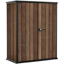 Древесно-пластиковый композитный садовый шкаф Keter Vertical Shed 1400 L Walnut Древесно-пластиковый композитный садовый шкаф Keter Vertical Shed 1400 L Walnut