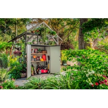 Пластиковый садовый шкаф Keter Premier High Store Пластиковый садовый шкаф Keter Premier High Store