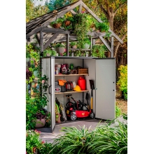 Пластиковый садовый шкаф Keter Premier High Store Пластиковый садовый шкаф Keter Premier High Store