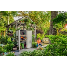 Пластиковый садовый шкаф Keter Premiere Tall Пластиковый садовый шкаф Keter Premiere Tall