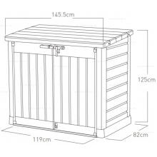 Пластиковый садовый шкаф Keter Store It Out Max Пластиковый садовый шкаф Keter Store It Out Max