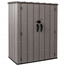 Пластиковый садовый шкаф Lifetime Woodlook 60209 Пластиковый садовый шкаф Lifetime Woodlook 60209