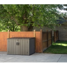 Пластиковый садовый шкаф Lifetime Woodlook 60212 Пластиковый садовый шкаф Lifetime Woodlook 60212