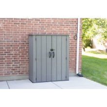 Пластиковый садовый шкаф Lifetime Woodlook 60300 Пластиковый садовый шкаф Lifetime Woodlook 60300