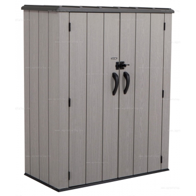Пластиковый садовый шкаф Lifetime Woodlook 60300 Пластиковый садовый шкаф Lifetime Woodlook 60300