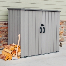 Пластиковый садовый шкаф Lifetime Woodlook 60331 Пластиковый садовый шкаф Lifetime Woodlook 60331