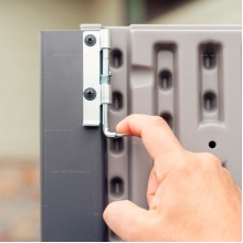 Пластиковый садовый шкаф Lifetime Woodlook 60331 Пластиковый садовый шкаф Lifetime Woodlook 60331