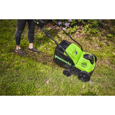Аккумуляторный скарификатор Greenworks GD40SC36K4 Аккумуляторный скарификатор Greenworks GD40SC36K4