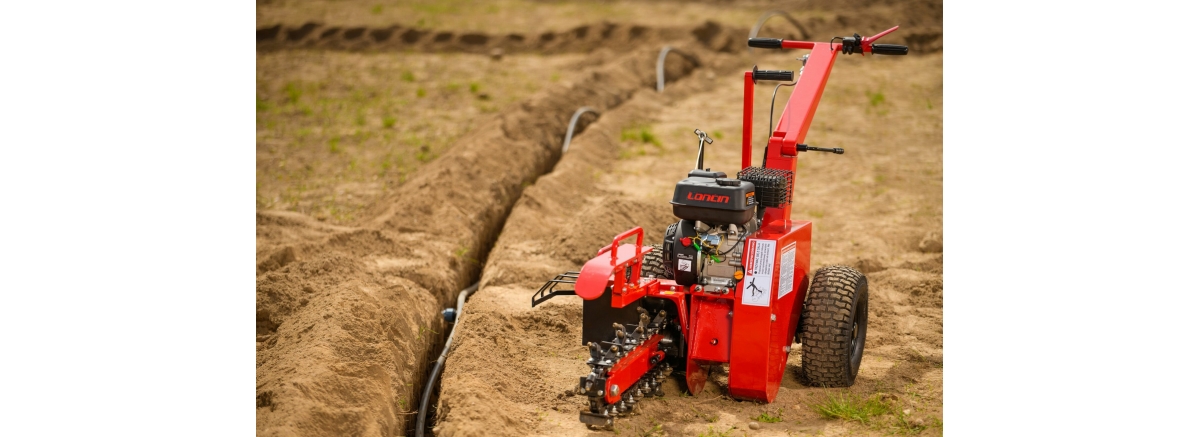 Для чего нужен цепной малогабаритный траншеекопатель и как он работает