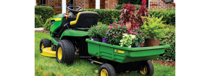 Основное навесное оборудование для садового трактора, предназначенное для ухода за садом и газоном в весенне-летний период