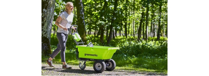 Самоходная тележка поможет забыть о тяжёлой работе в саду