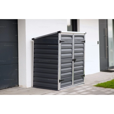 Сарай из поликарбоната Palram Voyager 2x4 Midnight Grey Сарай из поликарбоната Palram Voyager 2x4 Midnight Grey