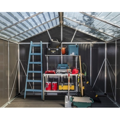 Сарай из поликарбоната Palram Yukon 11x9 Grey Сарай из поликарбоната Palram Yukon 11x9 Grey