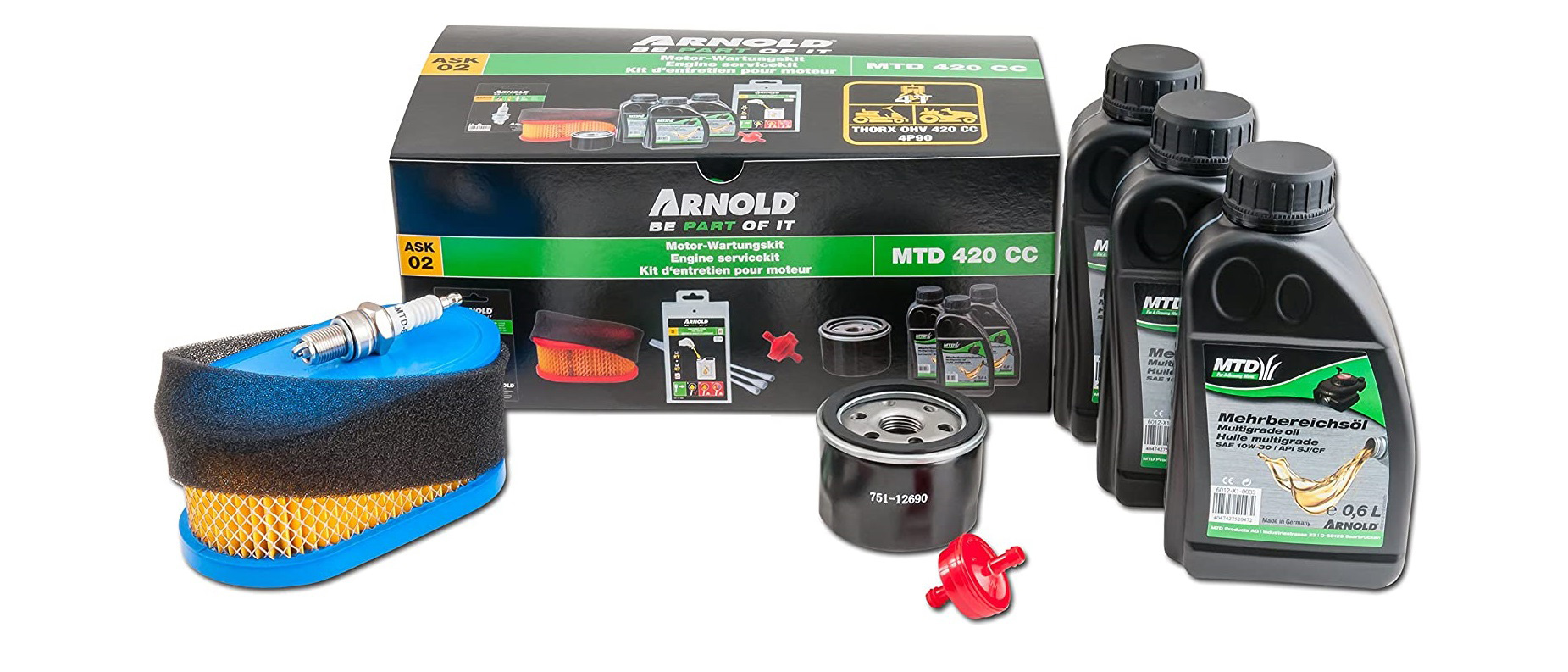 Сервисный набор в подарок при покупке садового трактор Cub Cadet LT2 NR92