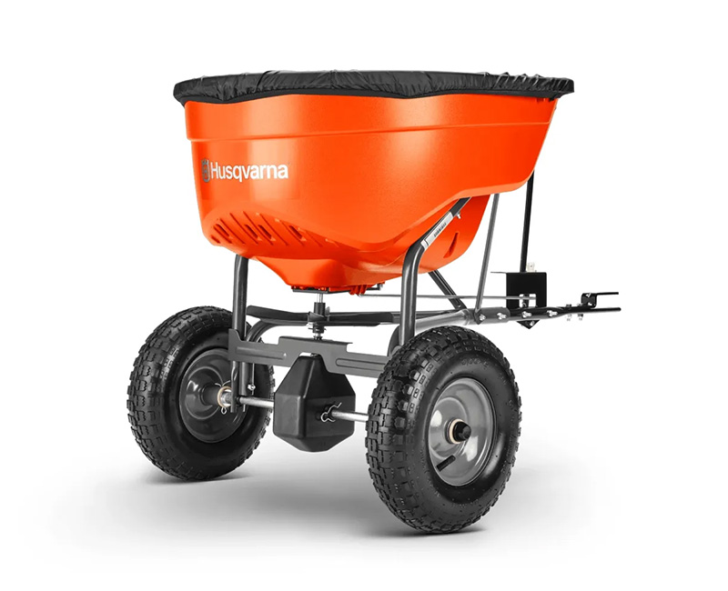 Основное навесное оборудование для садового трактора, предназначенное для ухода за садом и газоном в весенне-летний период :: Разбрасыватель газонных семян и удобрений